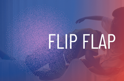 Visuel du festival jeune public "Flip Flap"